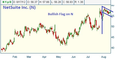 Bullish Flag on NetSuite (N)