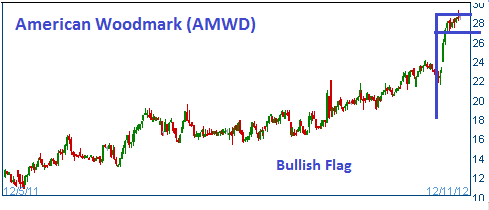 Bullish Flag on AMWD