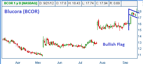 Bullish Flag on BCOR