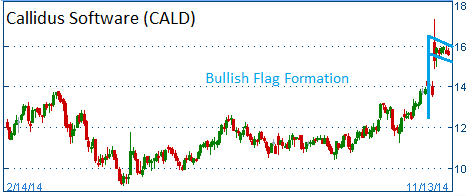 Bullish Flag on CALD