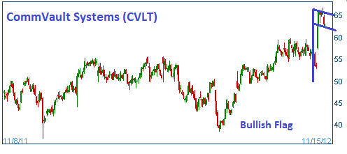 Bullish Flag on CVLT