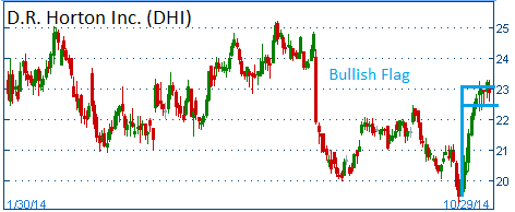 Bullish Flag on DHI