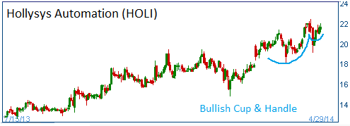 Bullish Flag on HOLI