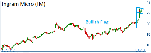 Bullish Flag on IM