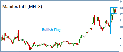 Bullish Flag on MNTX