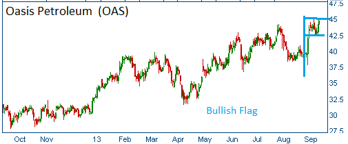 Bullish Flag on OAS