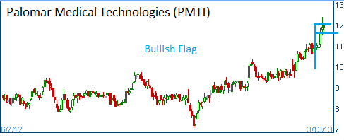 Bullish Flag on PMTI