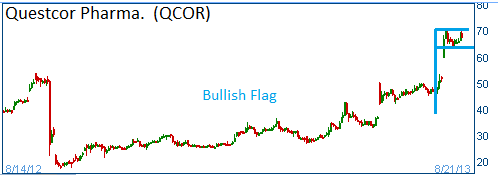 Bullish Flag on QCOR