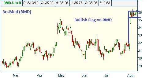 Bullish Flag on RMD