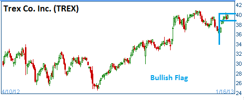 Bullish Flag on TREX