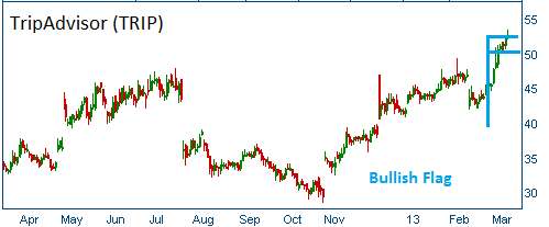 Bullish Flag on TRIP